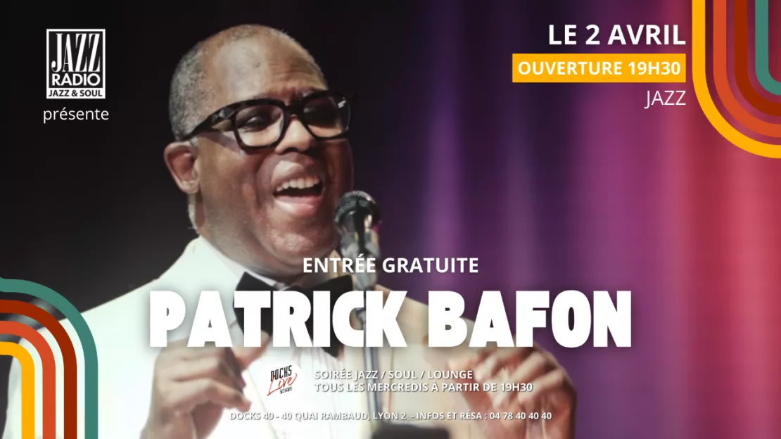 Les crooners à l’honneur avec Patrick Bafon, mercredi 2 avril