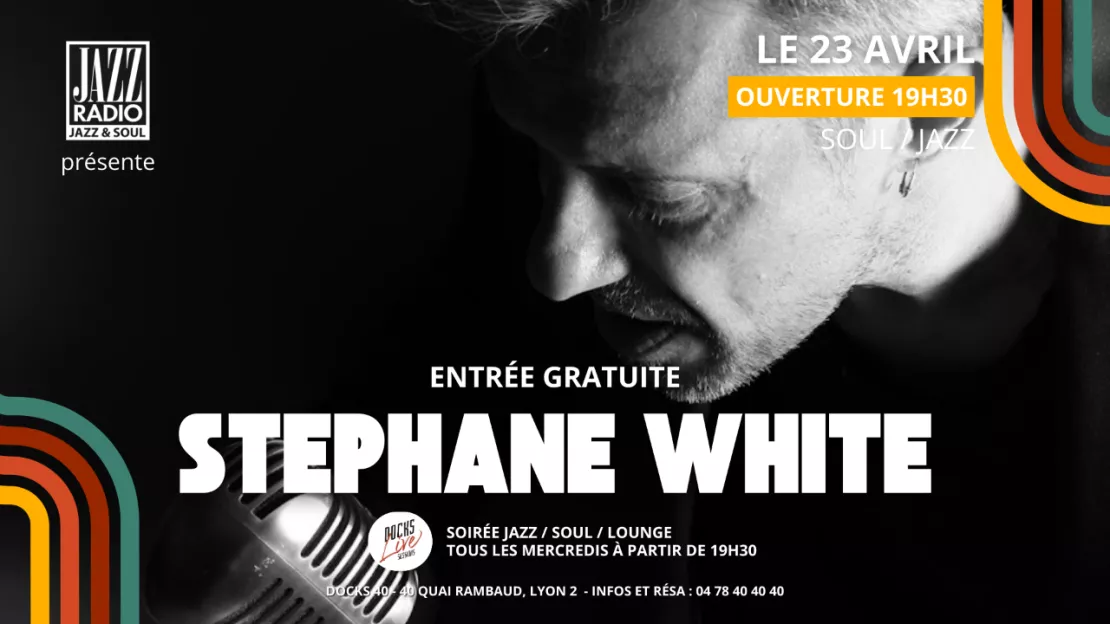 Stéphane White fait vibrer la scène du Docks 40 avec son show le 23 avril 2025 !